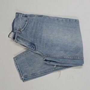 Free People Distressed Straight Leg Jeans